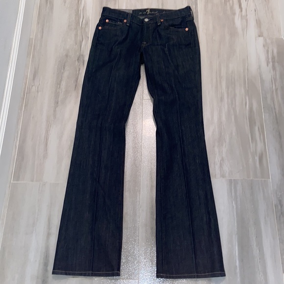 7 For All Mankind Bootcut Jean, Made in the USA, 27x33, NWT, $229 MSRP - Picture 11 of 12